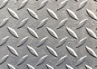 Old metal plate. For use as a background or texture.