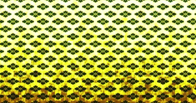 Loop material using traditional Japanese patterns, background, Hanabishi pattern