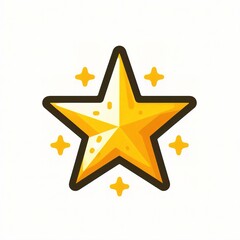 Fototapeta premium gold star