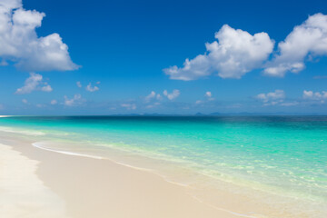 Fototapeta premium beach with blue sky