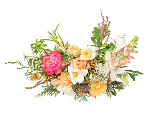 Beautiful flower arrangement png sticker