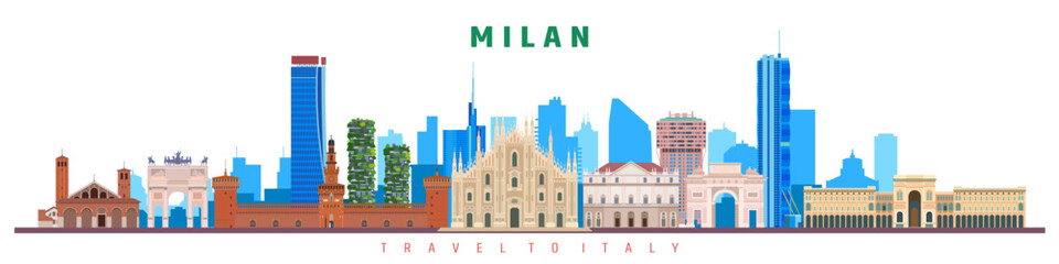 Fototapeta premium 2259-milan-fashion-city-landm...