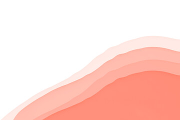 Png abstract coral orange pastel