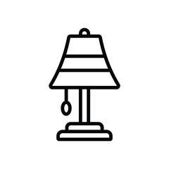 Obraz premium table lamp icon vector design template simple and clean