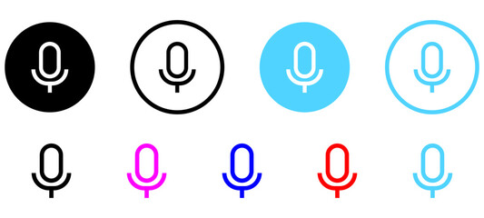 microphone mic icon, voice icon symbol