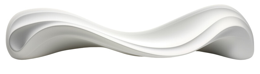 Gradient white iridescent on transparent background