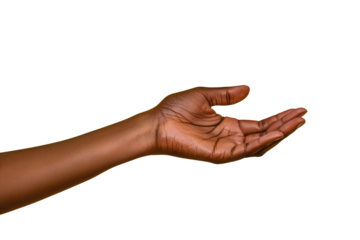 Open Hand Reaching Out in Gesture of Giving or Help