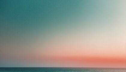 Obraz premium Grainy gradient background teal orange red blue retro noise texture