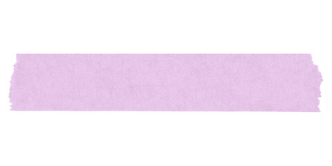 Purple washi tape png sticker, ripped paper with texture on transparent background