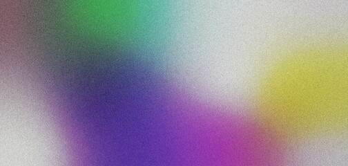 Beauty The Art of Grainy Colorful Banner Poster Design