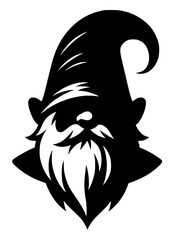 Gnome SVG, Christmas Gnome, Garden gnome SVG, Fairy tale SVG, Cute gnome, Gnome Silhouette, Gnome Vector, Clipart, Cut file for Cricut SVG, JPG, PNG