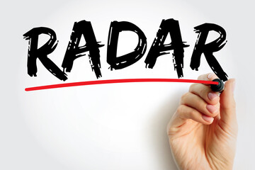 RADAR - Radio Detection And Ranging acronym is a detection system that uses radio waves to...