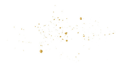 Gold glitter png sticker, transparent background