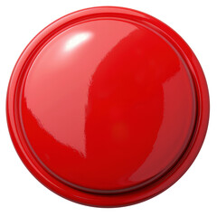 red button sticker transparent background PNG clipart