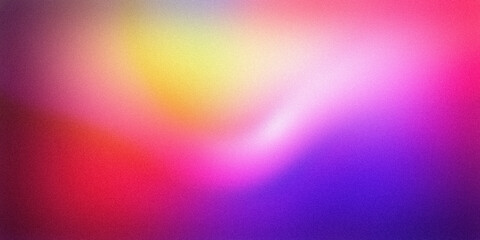 Vivid abstract gradient blending pink, purple, yellow, and blue hues. This vibrant and colorful background is perfect for modern digital art, graphic design projects, and creative compositions