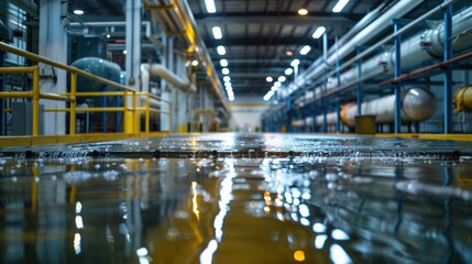 manufacturing facility using rainwater harvesting systems, promoting water conservation