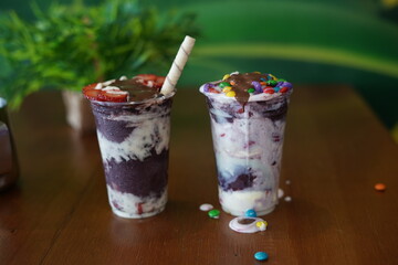 Copo de Açai com Ninho e Frutas