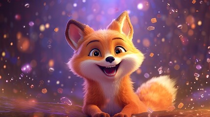 A Glittering Smile: The Foxs Enchanted Night