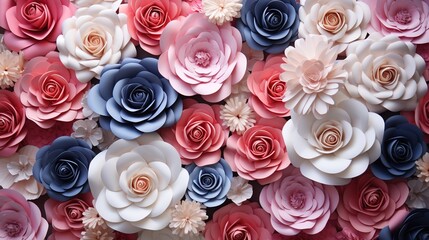 flower background, backdrop wedding decoration, rose pattern, colorful background