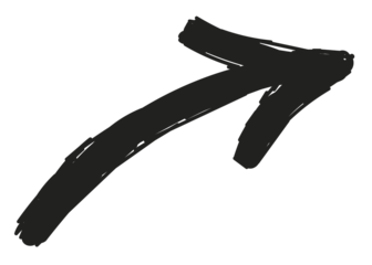 PNG Arrow hand drawn doodle, transparent background
