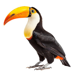 Toucan Bird Isolated on Transparent Background