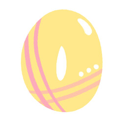 Cute yellow alphabet