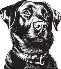 Labrador Retriever dog clipart, Labrador Retriever black vector