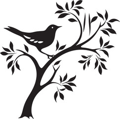 Leafy Branch Birds Sanctuary Birds Leafy Perch