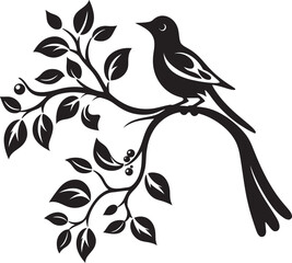 Leafy Refuge Birds Shelter Birds Branching Home