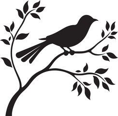 Leafy Refuge Winged Retreat Birds Eye View Verdant Bough