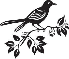 Leafy Sanctuary Birds Home Birds Leafy Branch
