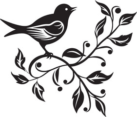 Birds Leafy Sanctuary Leafy Branch Birds Shelter