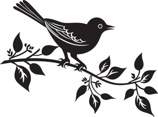 Leafy Refuge Birds Home Birds Leafy Branch