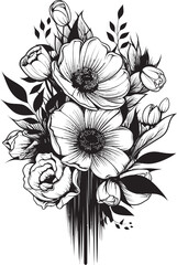 Blossom Elegance Floral Logo Design Blooming Bliss Flower Icon Graphic