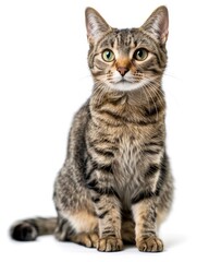 Fototapeta premium the gato colorado copy space on right Isolated on white background