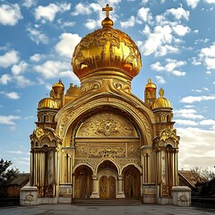 Obraz premium 황금 신전