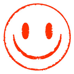 Cyberpunk smiling png face sticker, grunge, funky design on transparent background