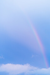 虹のある空