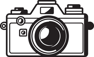 Visual Vanguard Camera Vector Logo Lens Spectrum Iconic Graphic Design