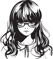 Magical Marvel Vector Character Design Joyful Jive Girl Iconic Graphic