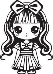 Adorable Angel Vector Character Graphic Cheerful Charm Cute Girl Icon Design