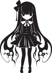 Whimsical Wonders Cartoon Character Design Playful Pixie Cute Girl Graphic