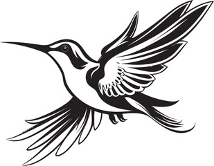 Fototapeta premium Breezy Bungalow Vector House Bird Skybound Aviary Cartoon Housebird Logo