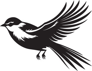 Celestial Coop Cartoon Bird Graphic Airborne Adornments Logo Design Graphic