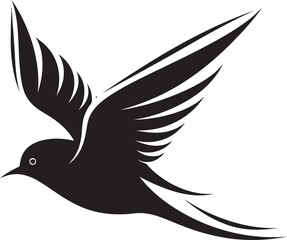 Celestial Coop Cartoon Bird Design Airborne Adornments Logo Icon Art