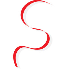 Indonesian Flag Ribbon