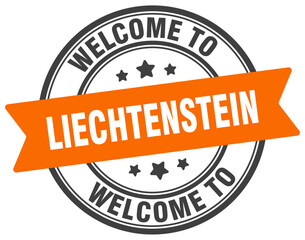 Welcome to Liechtenstein stamp. Liechtenstein round sign