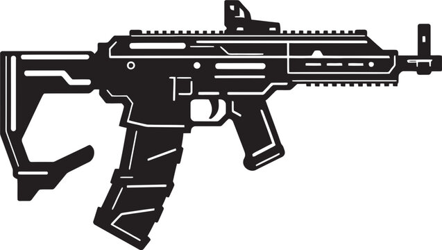 Lethal Arsenal Vector Iconic Art Tactical Titan Combat Icon Graphic