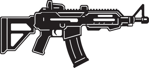 Lethal Arsenal Vector Logo Icon Tactical Titan Combat Vector Graphic
