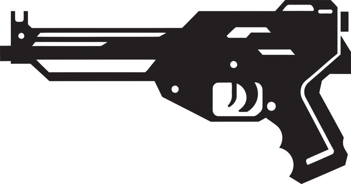 Tactical Titan Combat Icon Graphic Stealth Dominator Modern Gun Logo Design